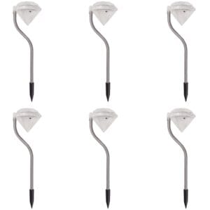 Solarne LED vrtne svetilke | 6 kos. | 5 cm