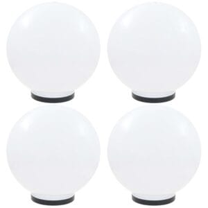 LED okrogle svetilke 4 kosi krogle 40 cm PMMA