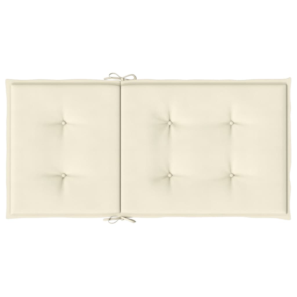 Blazine za vrtne stole 4 kosi bež 100x50x3 cm oxford tkanina - slika 7