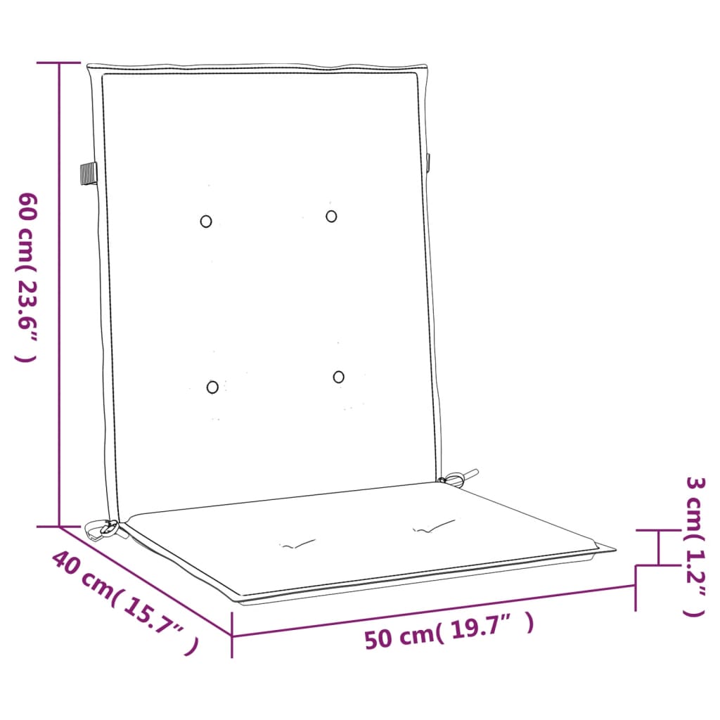Blazine za vrtne stole 4 kosi bež 100x50x3 cm oxford tkanina - slika 10