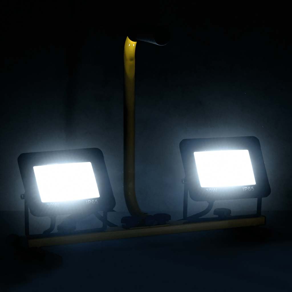 LED reflektor z ročajem | 30 W | Hladno bela - slika 2