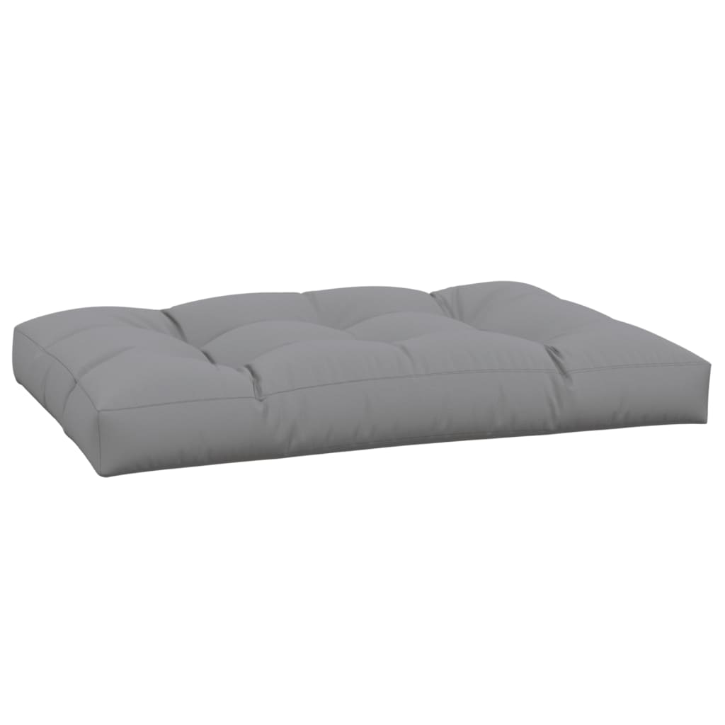 Blazina za palete siva 120x80x12 cm blago - slika 2