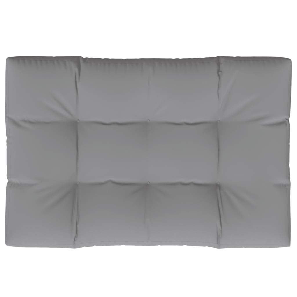Blazina za palete siva 120x80x12 cm blago - slika 6