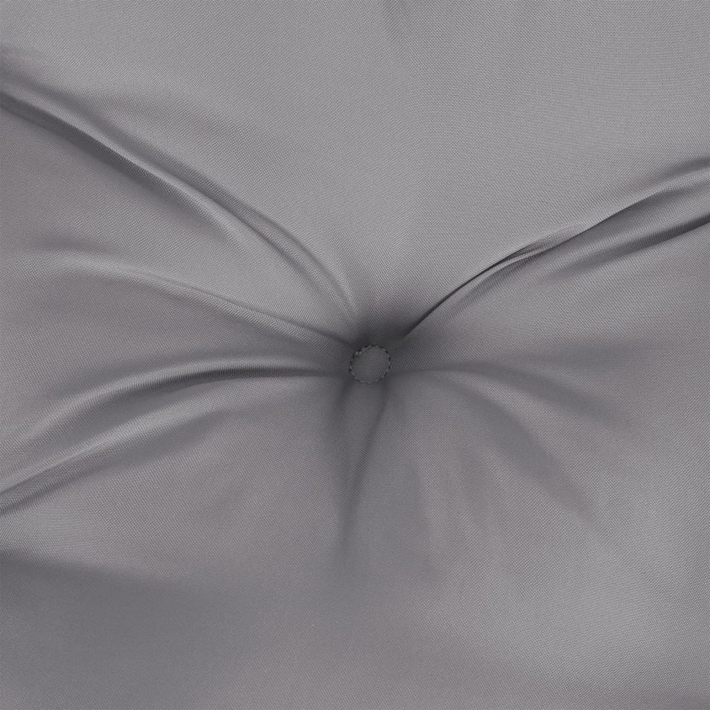 Blazina za palete siva 120x80x12 cm blago - slika 7