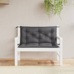 Blazina za vrtno klop črna 180x50x7 cm oxford tkanina