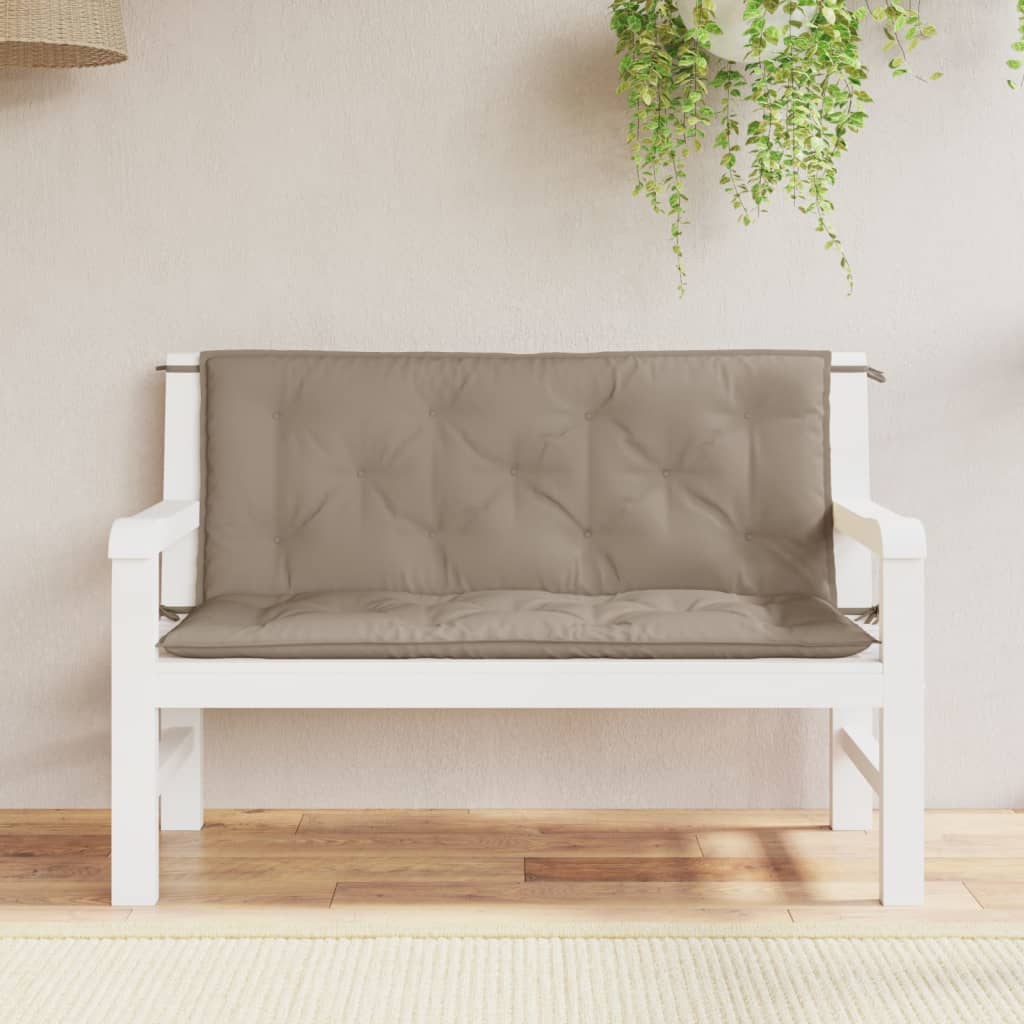 Blazina za vrtno klop 2 kosa antracit 120x50x7cm oxford tkanina