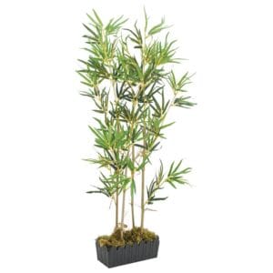 Umetno bambusovo drevo 552 listov 120 cm zeleno
