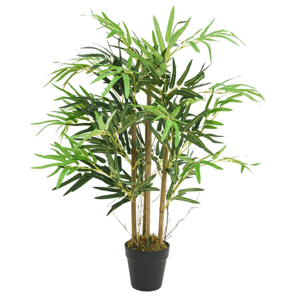 Umetno bambusovo drevo 500 listov 80 cm zeleno