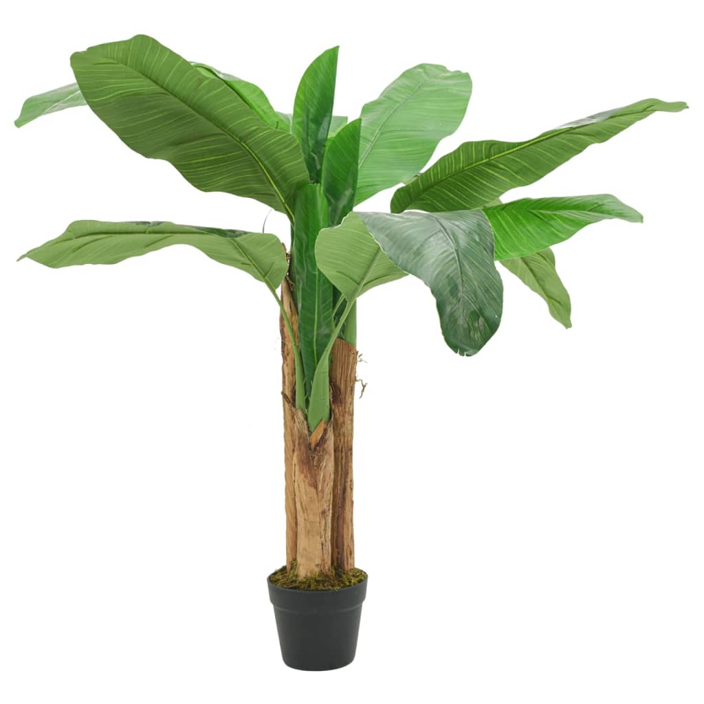 Umetni bananovec 9 listov 120 cm zelen