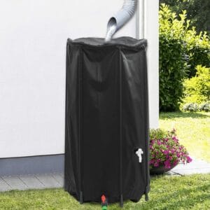 Rezervoar za vodo s pipo zložljiv 250 L PVC