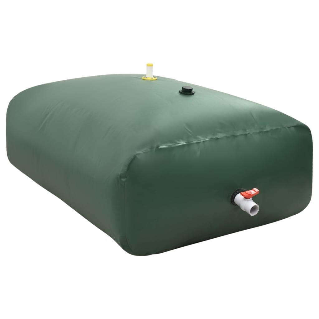 Rezervoar za vodo s pipo zložljiv 2100 L PVC