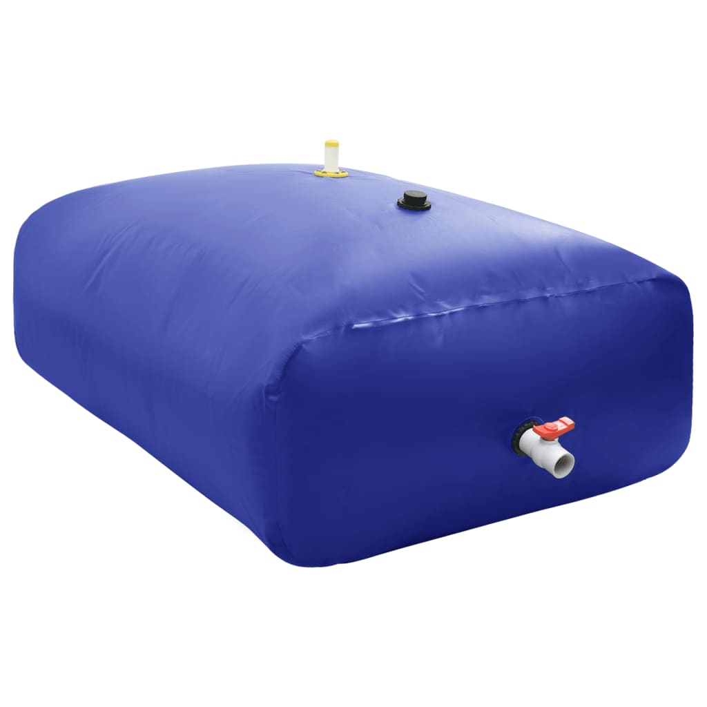 Rezervoar za vodo s pipo zložljiv 2100 L PVC