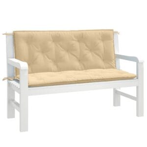 Blazina za vrtno klop melanž antracit 200x50x7 cm blago