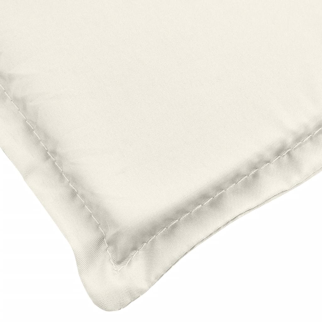 Blazina za vrtno klop 2 kosa melanž bež 120x50x7 cm blago - slika 8