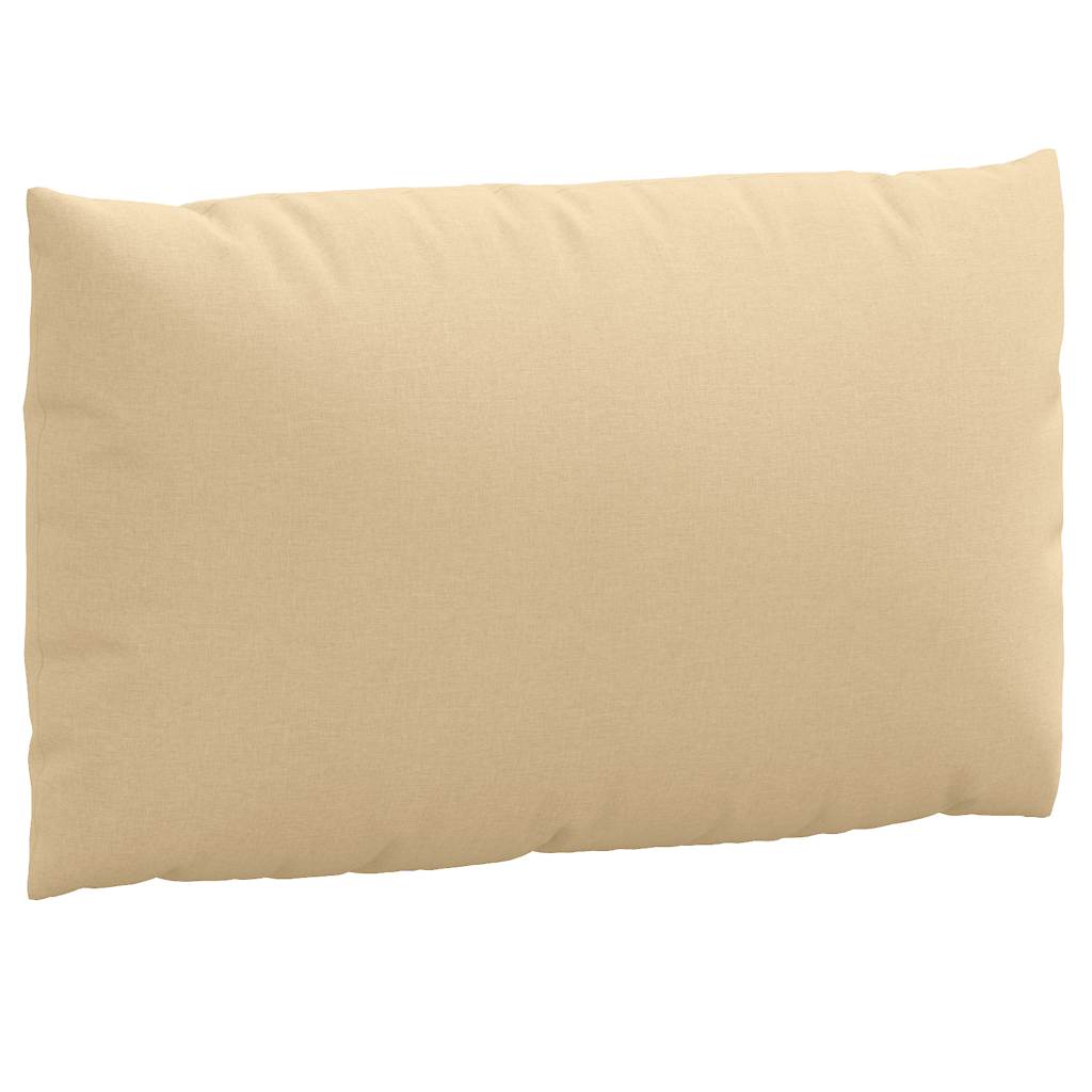 Blazine za palete 3 kosi melanž bež blago - slika 6