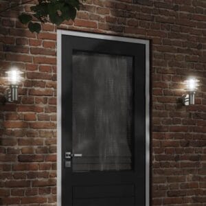 Zunanja stenska svetilka | Srebrna