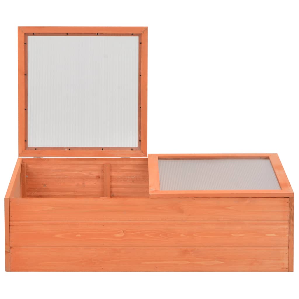 Topla greda iz lesa 100 x 50 x 34 cm, rjava - slika 3