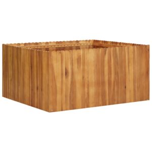 Visoka greda 100x100x50 cm trden akacijev les