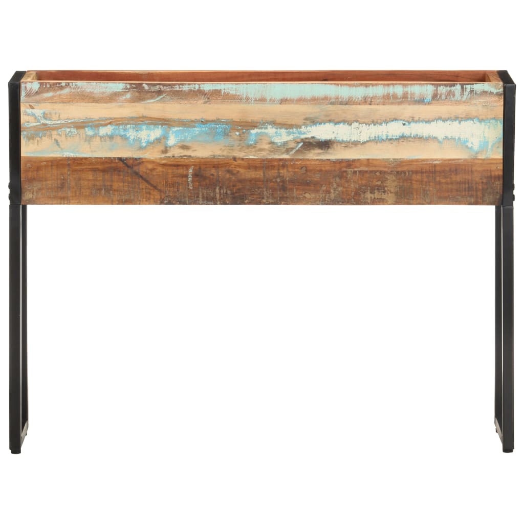 Cvetlično korito 90x20x68 cm trden predelan les - slika 2