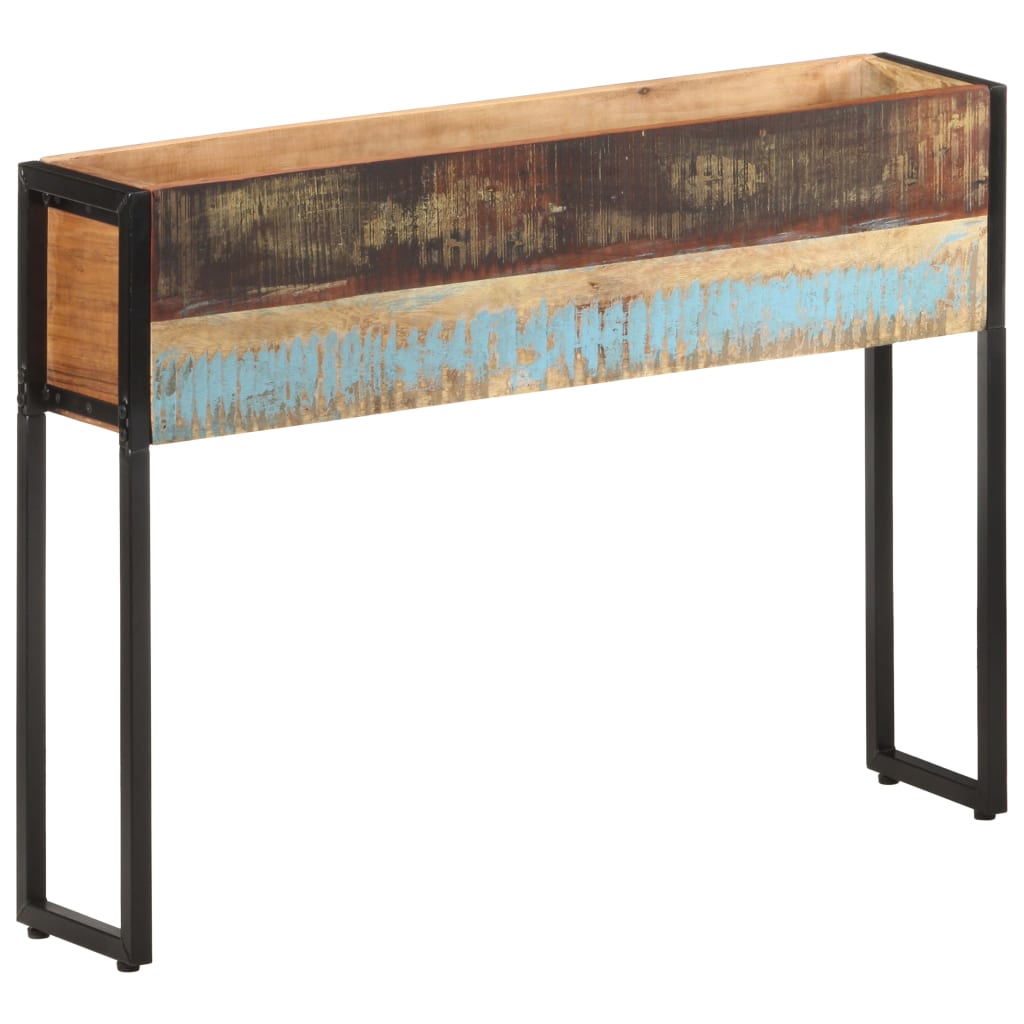 Cvetlično korito 90x20x68 cm trden predelan les - slika 6