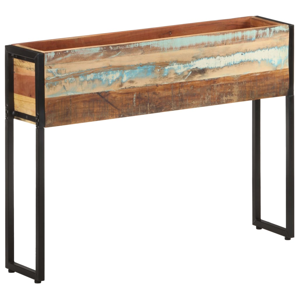 Cvetlično korito 90x20x68 cm trden predelan les - slika 7