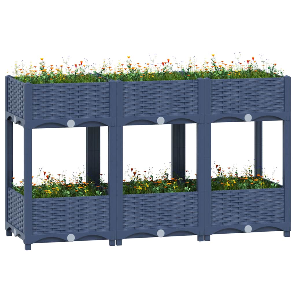 Visoka greda 120x40x71 cm polipropilen