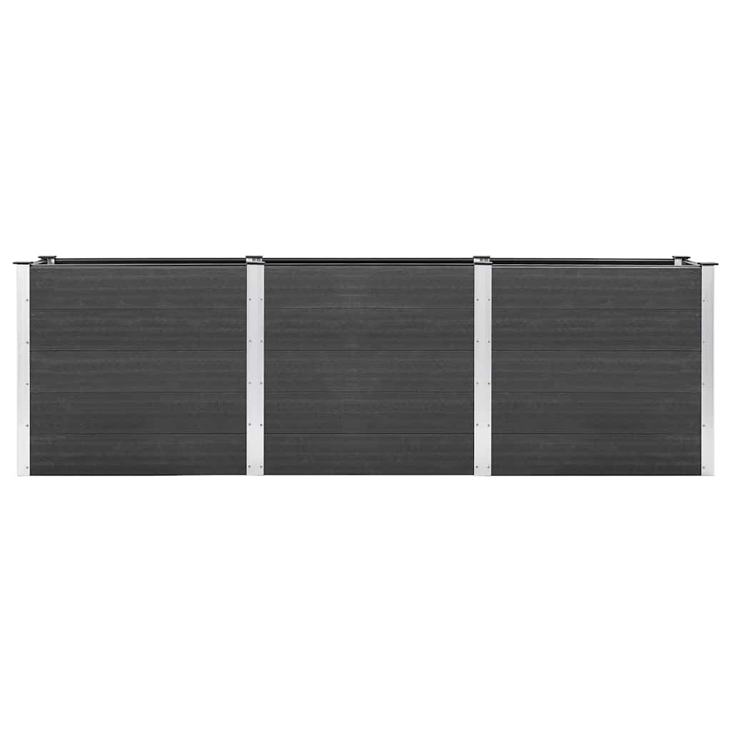 Visoka greda siva 300x50x91 cm WPC - slika 3