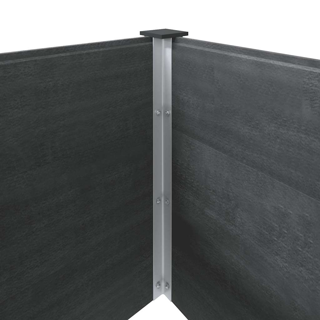 Visoka greda siva 300x50x91 cm WPC - slika 6