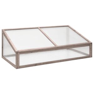 Rastlinjak siv 110x56x39 cm les jelke