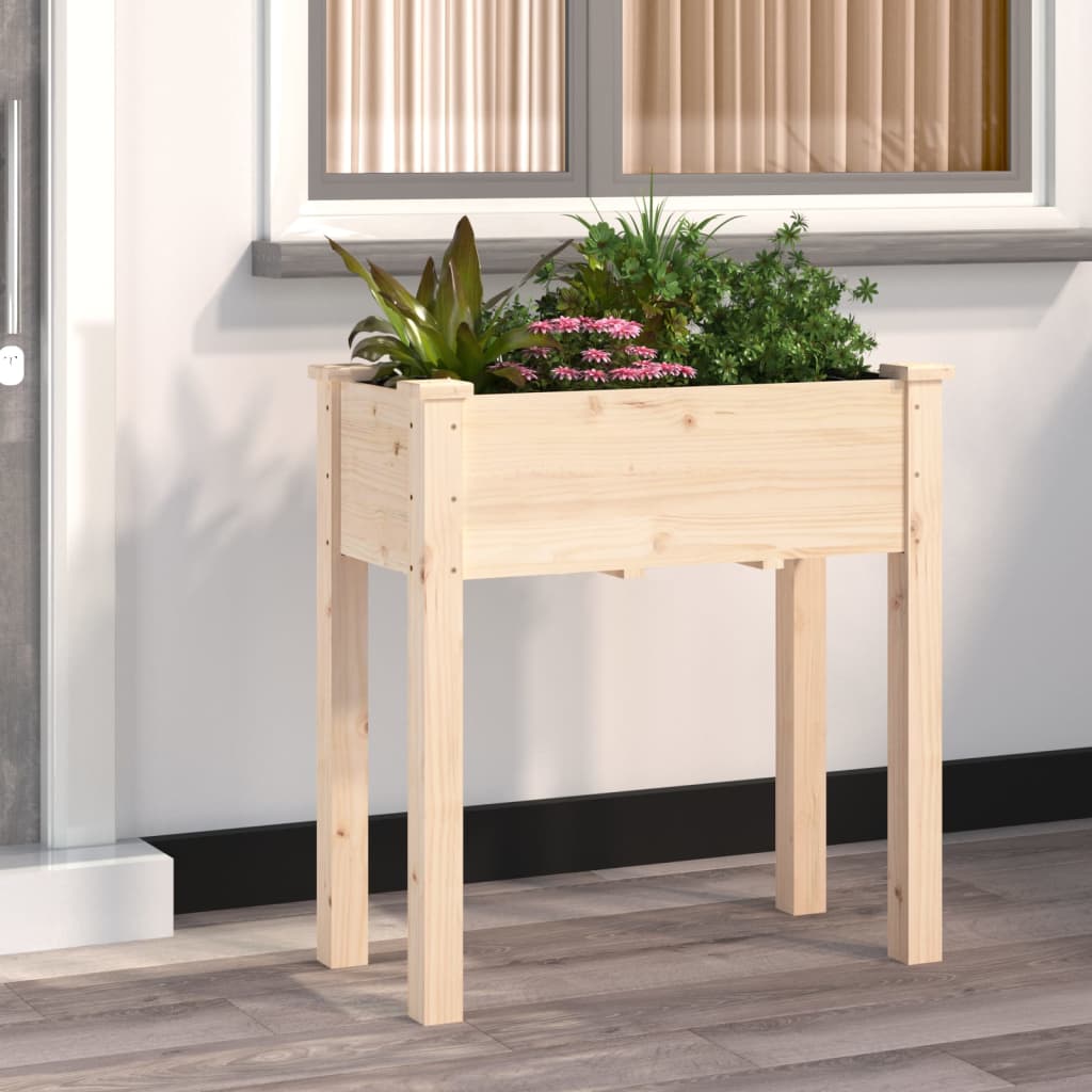 Korito s podlogo 71x37x76 cm trden les jelke
