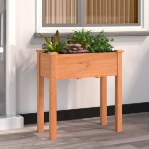 Korito s podlogo rjave barve 71x37x76 cm trden les jelke