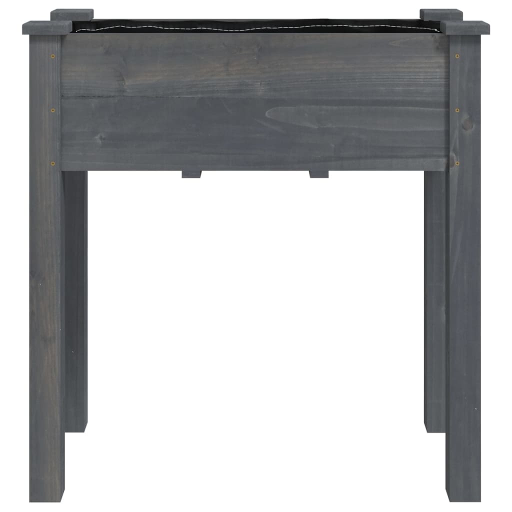 Korito s podlogo sive barve 71x37x76 cm trden les jelke - slika 4