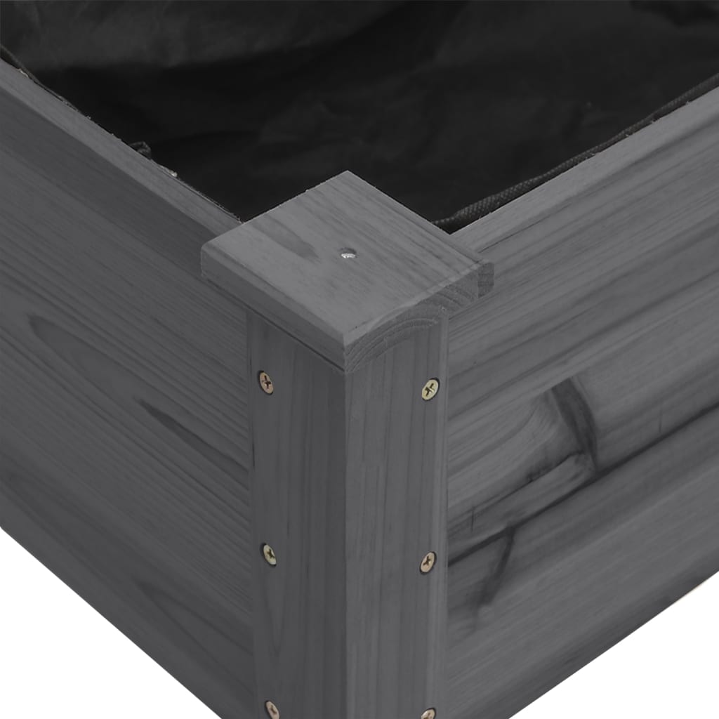Korito s podlogo sive barve 71x37x76 cm trden les jelke - slika 7