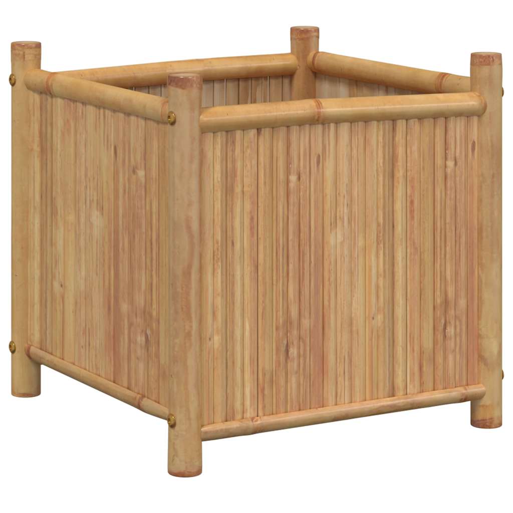 Cvetlično korito 50x50x50 cm bambus - slika 2