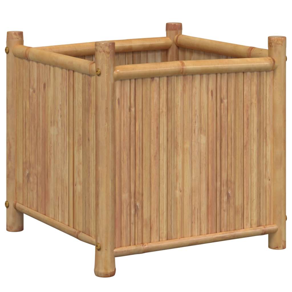 Cvetlično korito 50x50x50 cm bambus - slika 6