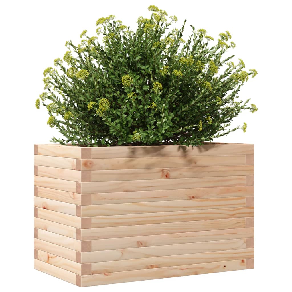 Vrtno cvetlično korito 70x40x45,5 cm trdna borovina - slika 4