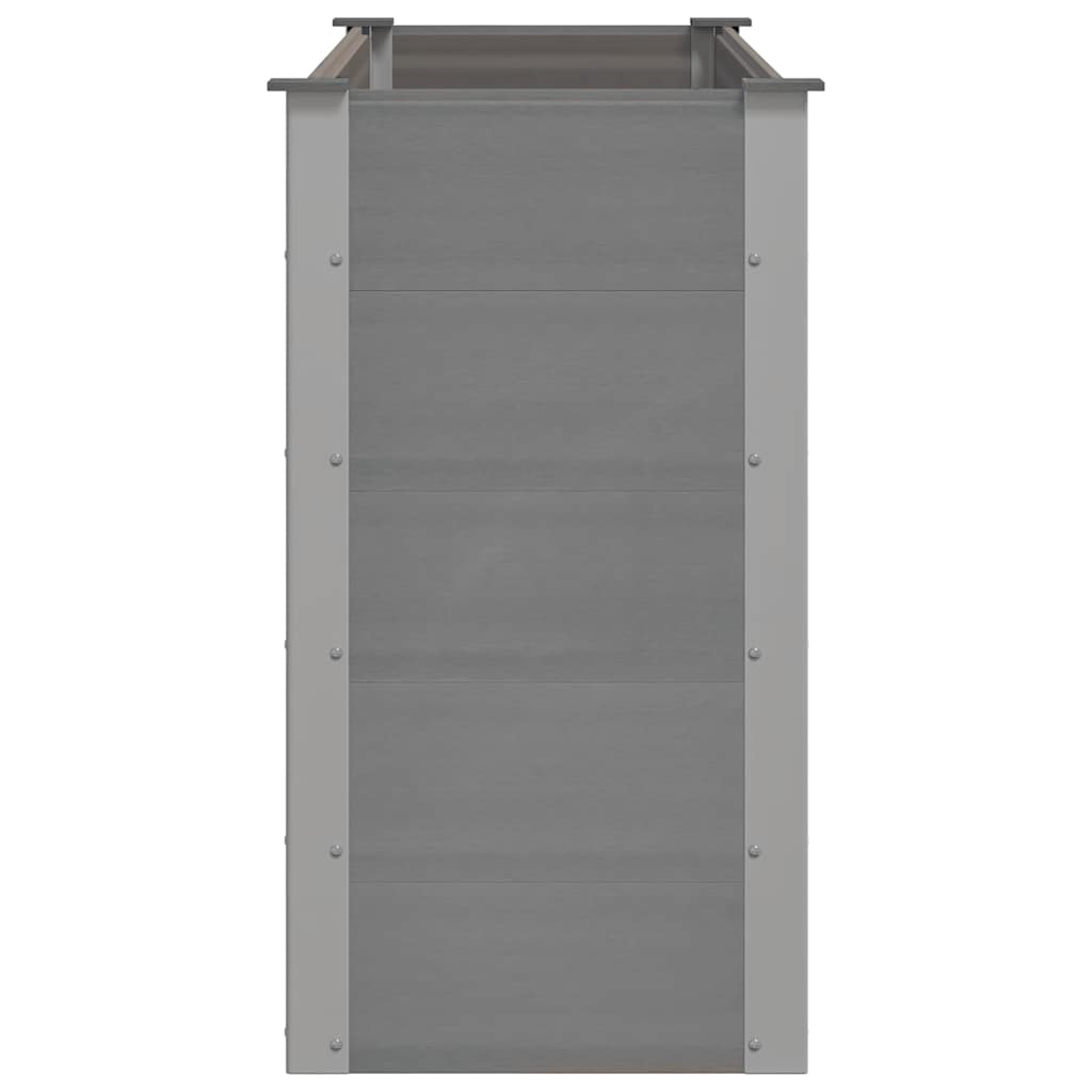 Visoka greda WPC 150x50x91 cm siva - slika 4