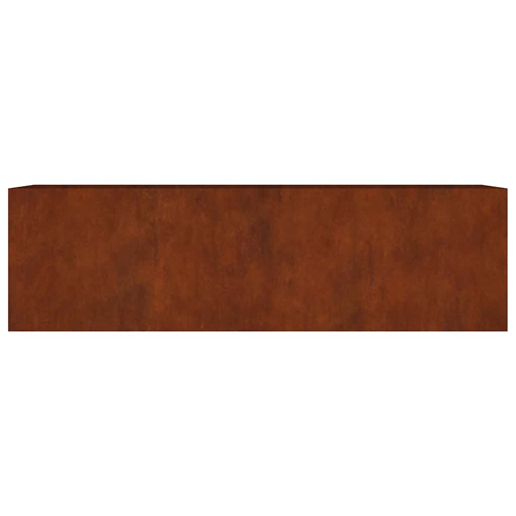 Vrtna visoka greda 280x80x80 cm corten jeklo - slika 4