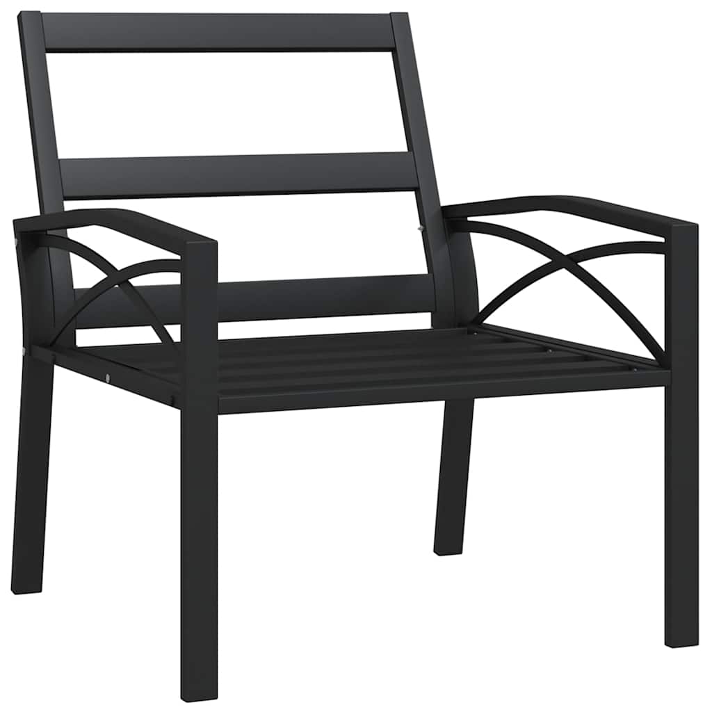 Vrtni stoli s sivimi blazinami 2 kosa 68x76x79 cm jeklo - slika 5
