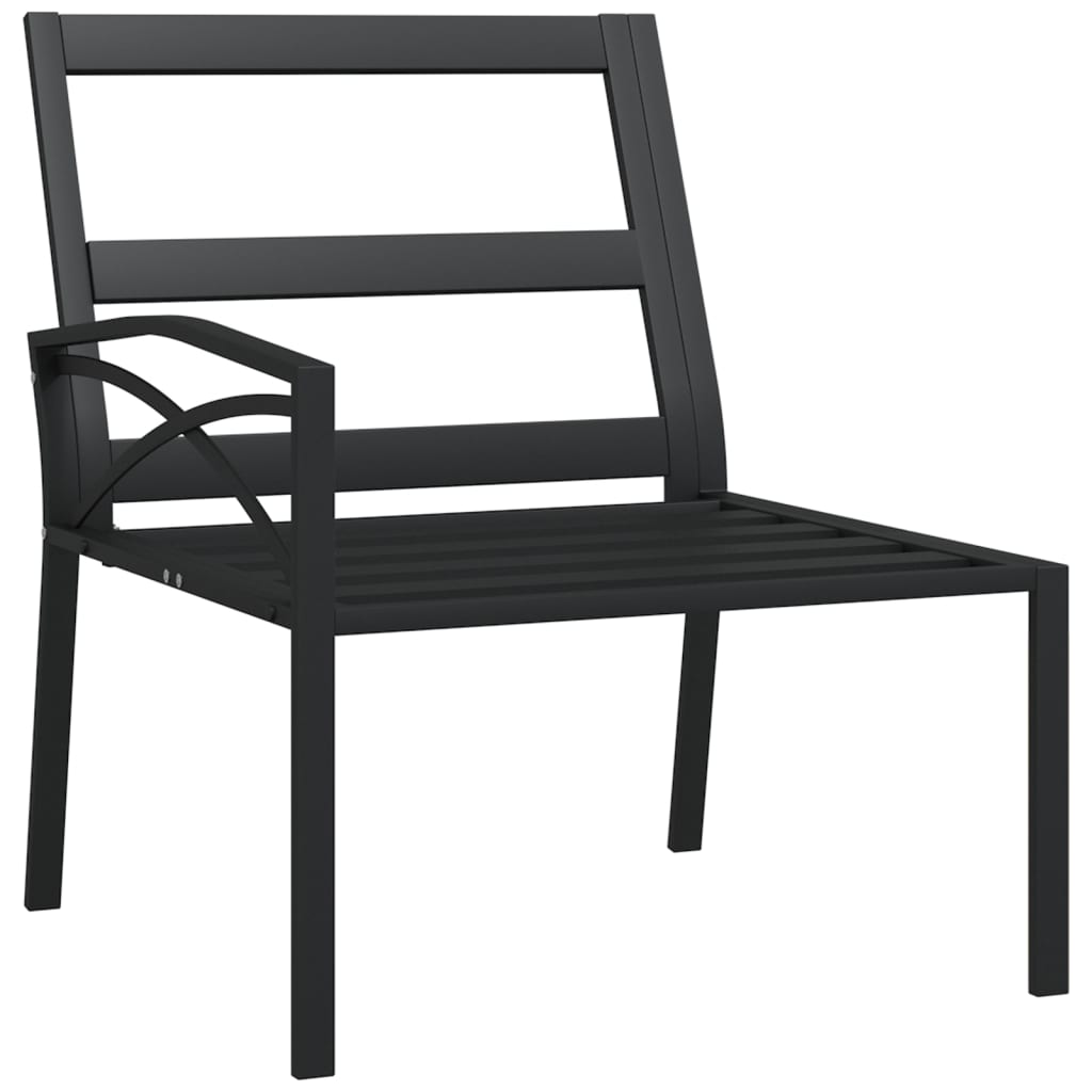 Vrtni stoli s sivimi blazinami 2 kosa 62x75x79 cm jeklo - slika 7