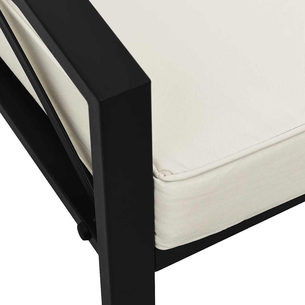 Vrtni stoli s peščenimi blazinami 2 kosa 68x76x79 cm jeklo - slika 7