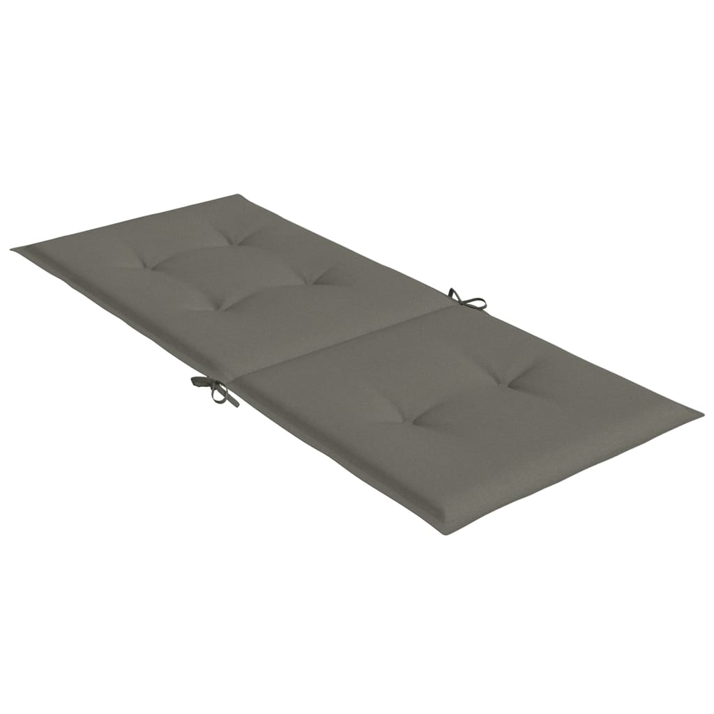 Blazina za stol 4 kosi melanž temno siva 120x50x4 cm blago - slika 6