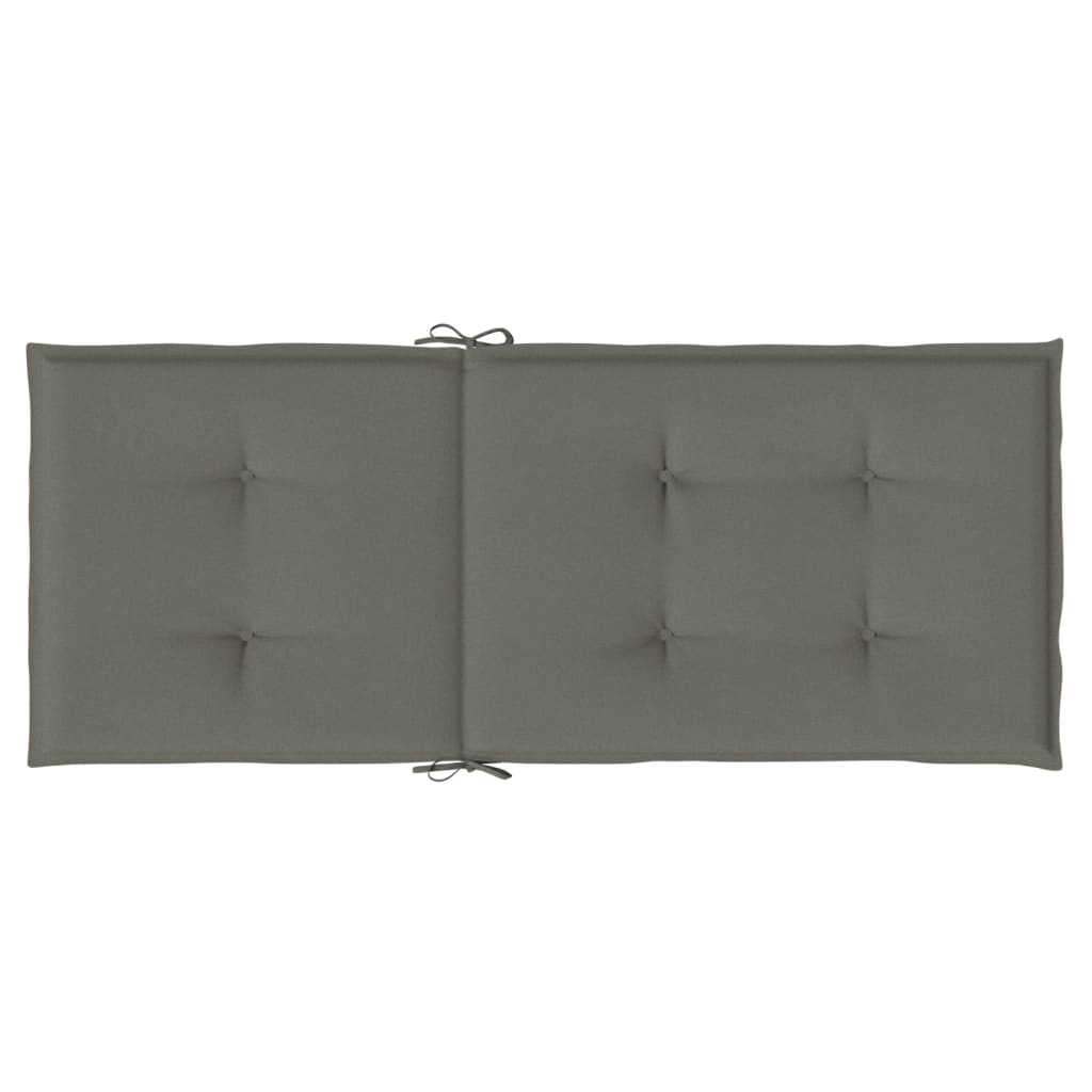 Blazina za stol 4 kosi melanž temno siva 120x50x4 cm blago - slika 7