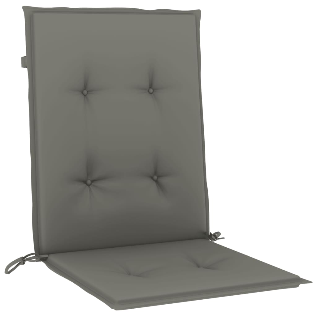 Blazina za stol 4 kosi melanž temno siva 100x50x4 cm blago - slika 5