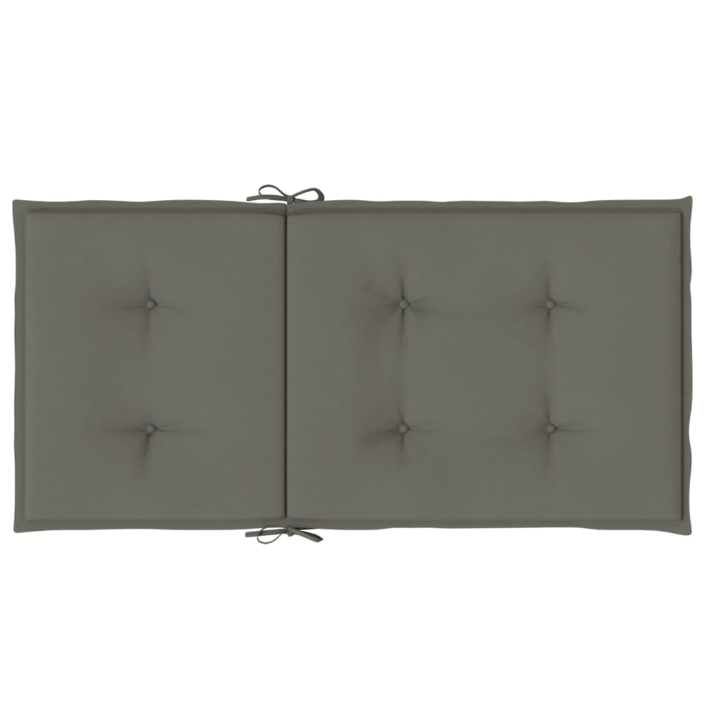 Blazina za stol 4 kosi melanž temno siva 100x50x4 cm blago - slika 7