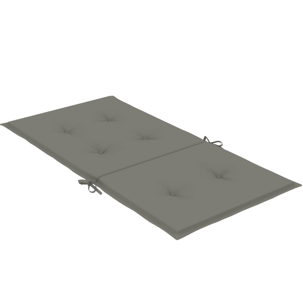 Blazina za stol 6 kosov melanž temno siva 100x50x4 cm blago - slika 6