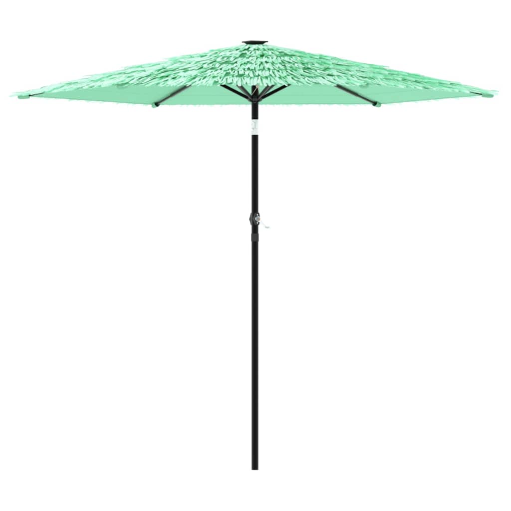 Vrtni senčnik z jeklenim drogom zelen 223x223x213 cm - slika 2