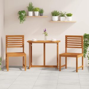 Vrtni Stol 2 pcs Rjava 50 x 50 x 91cm Trden akacijev les