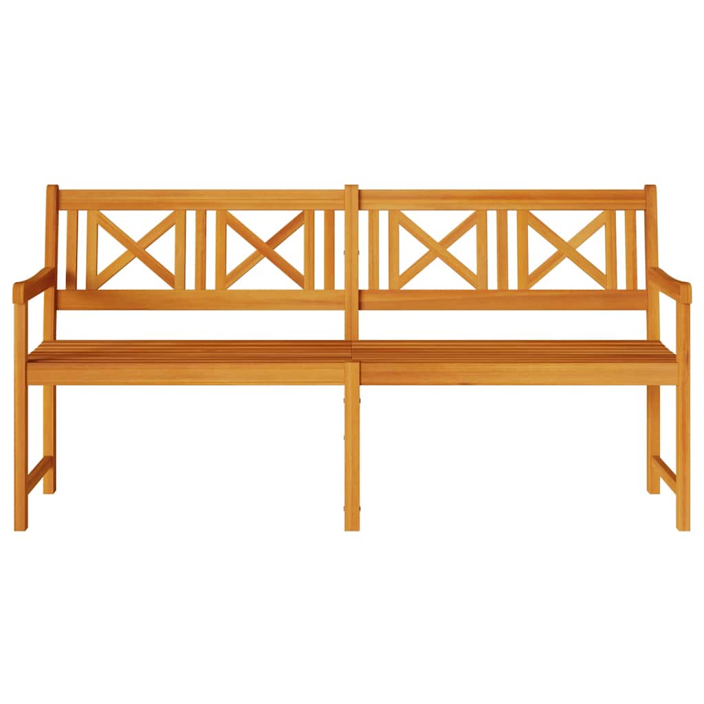 Zunanja klop Naravna 180 x 56 x 90 cm Masiven les akacije - slika 4
