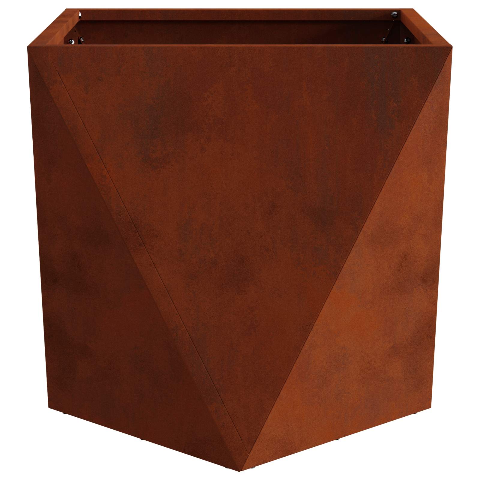 Cvetlično korito 2 pcs Rjav 50 x 50 x 50 cm - slika 6
